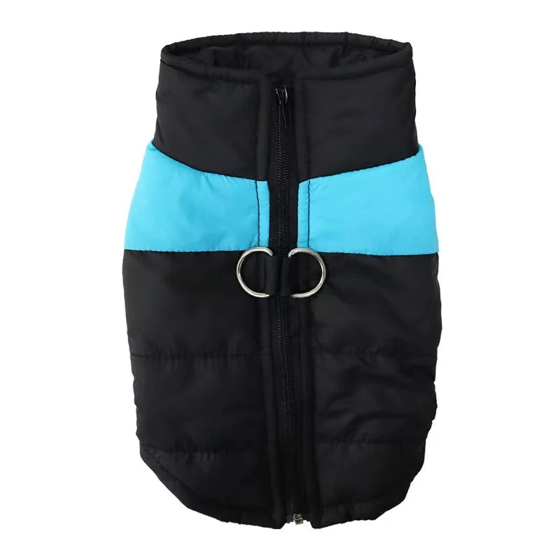 Waterproof Dog Winter Coat – Padded Zipper Jacket for Small, Medium & Large Dogs