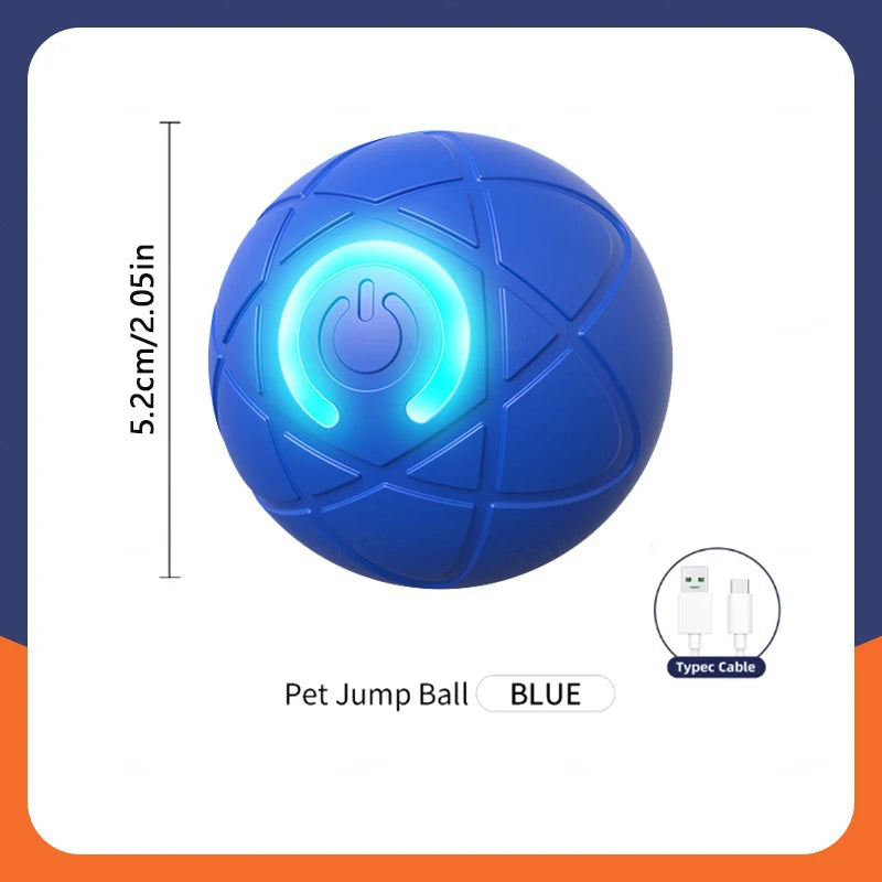Smart Interactive Moving Ball for Dogs & Cats – USB Rechargeable