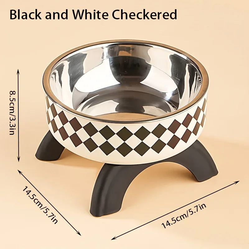 Stainless Steel Pet Bowl – Non-Slip & Anti-Tip for Cats & Dogs