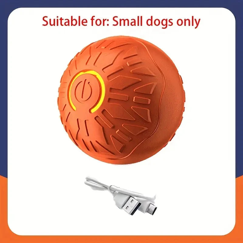 Smart Interactive Moving Ball for Dogs & Cats – USB Rechargeable