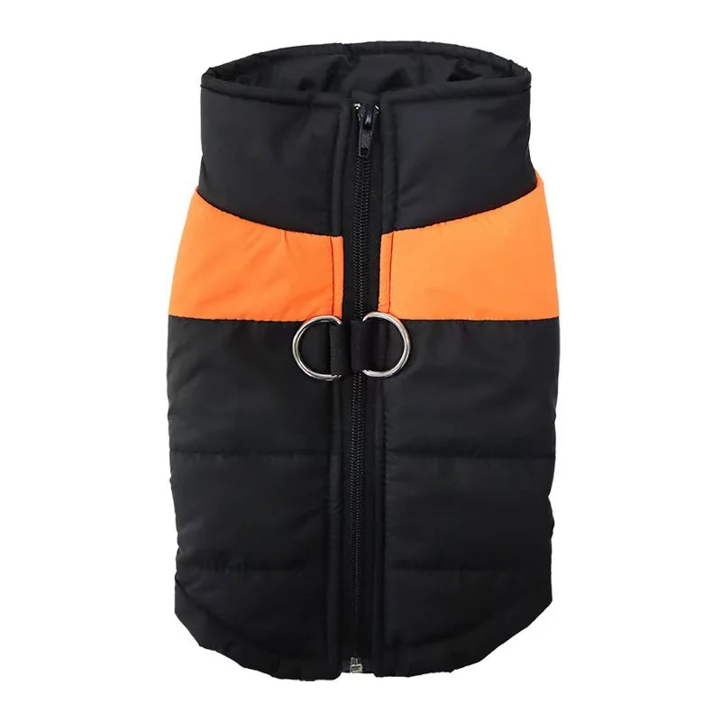 Waterproof Dog Winter Coat – Padded Zipper Jacket for Small, Medium & Large Dogs