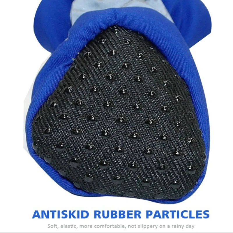 Waterproof Anti-Slip Rain Boots for Dogs & Cats (Set of 4)