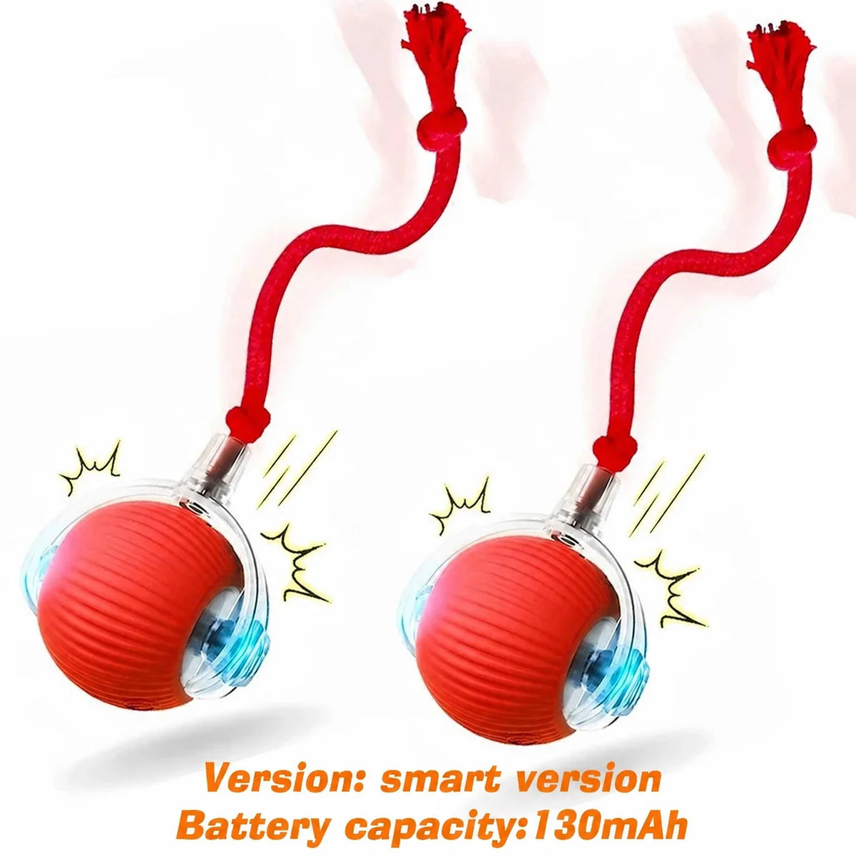 Automatic Rolling Ball Toy for Dogs & Cats – Rechargeable, Self-Moving