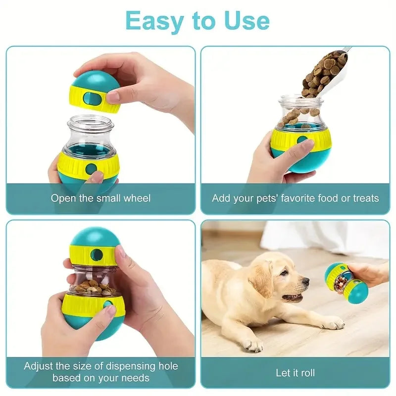 Interactive Snack Dispenser Toy for Dogs – Slow Feeder & Brain Game