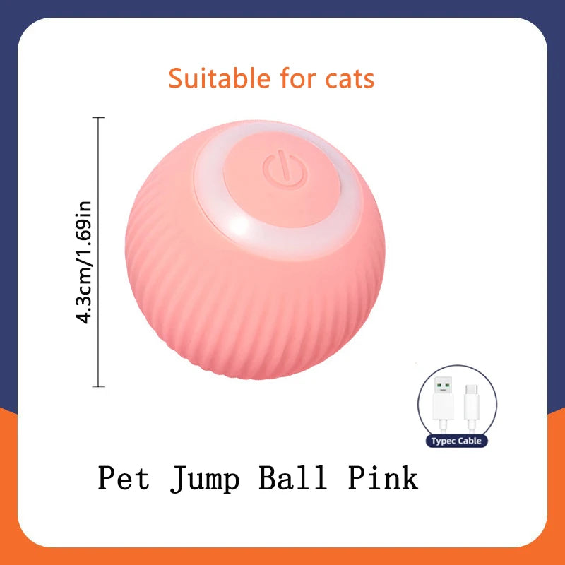 Smart Interactive Moving Ball for Dogs & Cats – USB Rechargeable