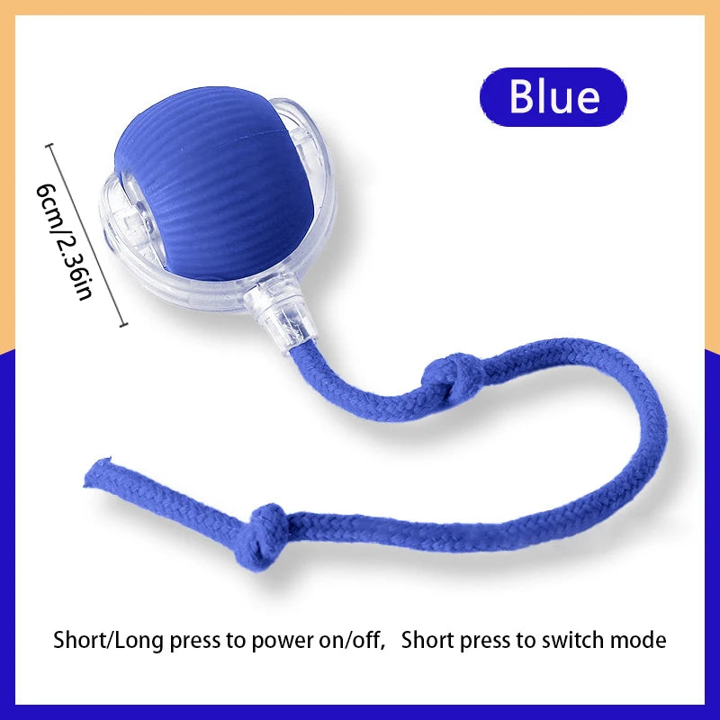 Smart Interactive Moving Ball for Dogs & Cats – USB Rechargeable