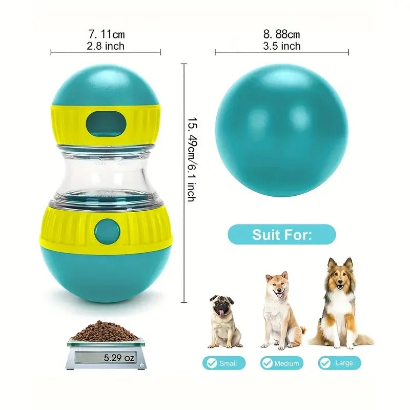 Interactive Snack Dispenser Toy for Dogs – Slow Feeder & Brain Game