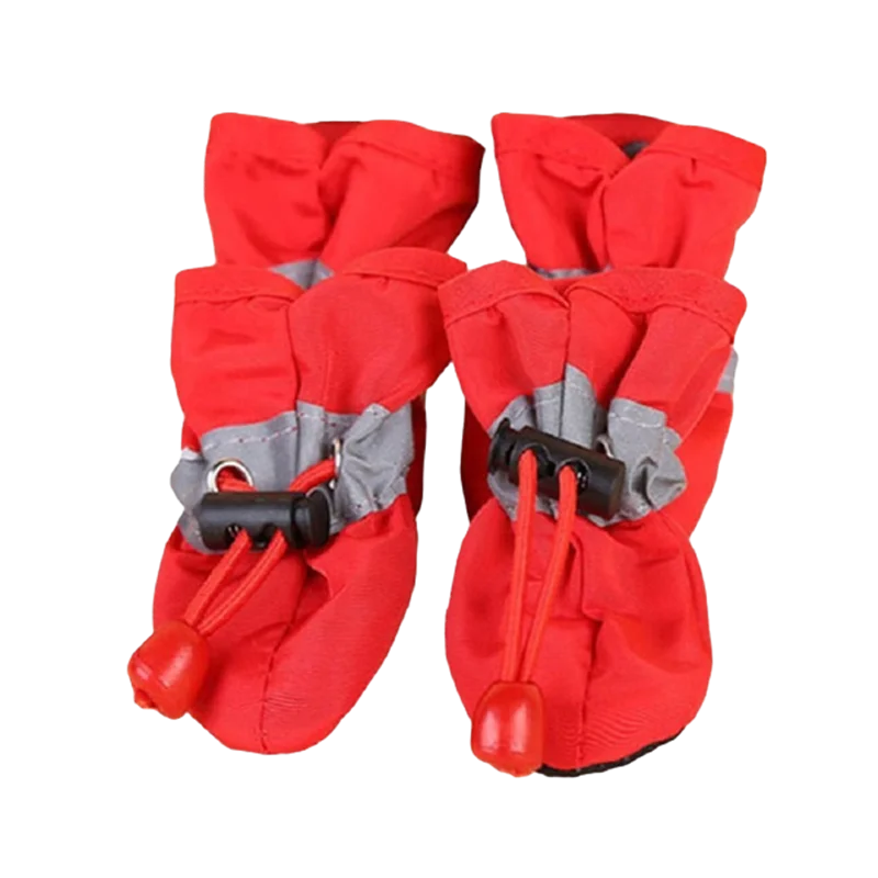 Waterproof Anti-Slip Rain Boots for Dogs & Cats (Set of 4)