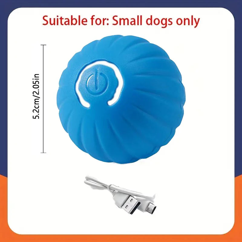 Smart Interactive Moving Ball for Dogs & Cats – USB Rechargeable