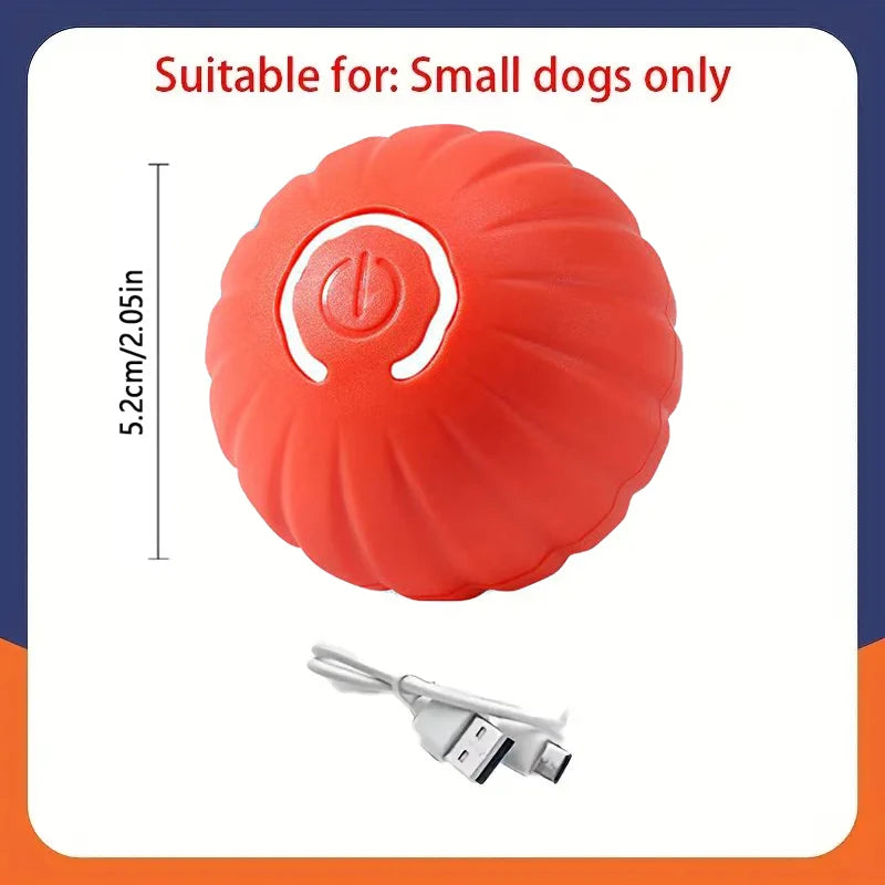 Smart Interactive Moving Ball for Dogs & Cats – USB Rechargeable