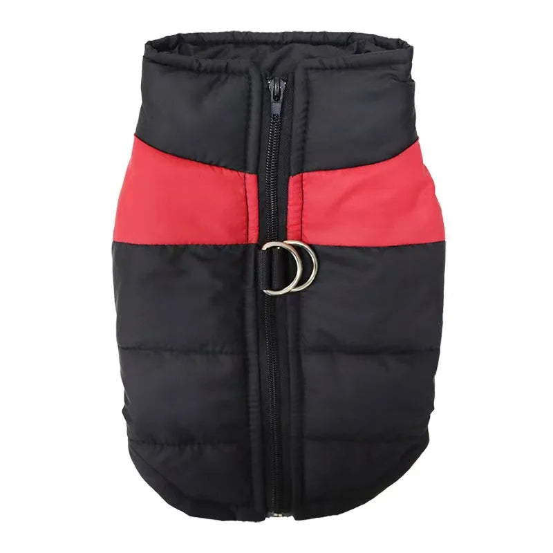 Waterproof Dog Winter Coat – Padded Zipper Jacket for Small, Medium & Large Dogs