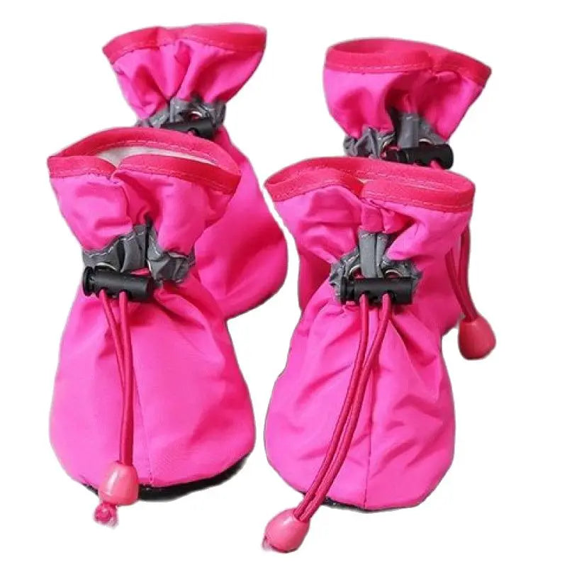 Waterproof Anti-Slip Rain Boots for Dogs & Cats (Set of 4)